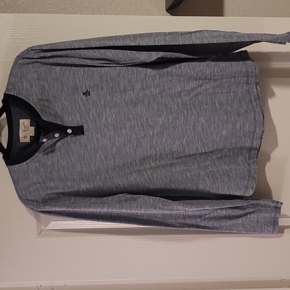 Original Penguin Other - Men's Original Penguin large blue/white 2 button Henley